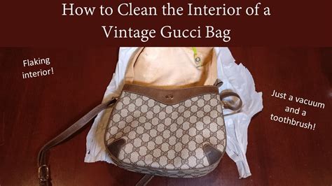 how to clean inside of gucci bag|how to maintain luxury bags.